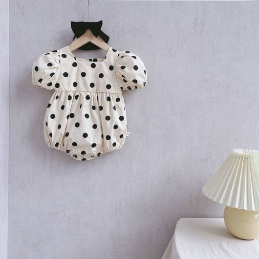 Enterizo Princesa para Niñas con Lunares - Ropa Infantil Elegante