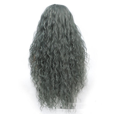 Peluca Capucha de Cabello Rizado Largo en Fibra Sintética - Image 7