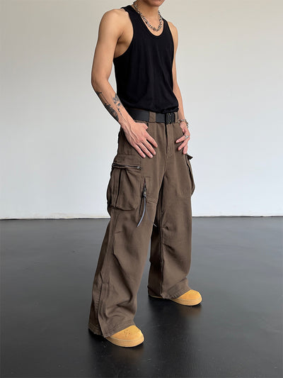 Pantalón Vintage Cintura Alta Ancho y Suelto - Image 3