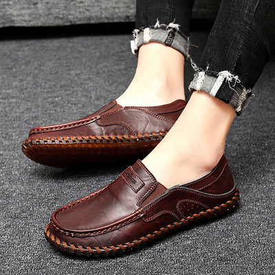 Zapatos de Cuero con Suela de Tendón Resistente Cosidos a Mano - Image 2