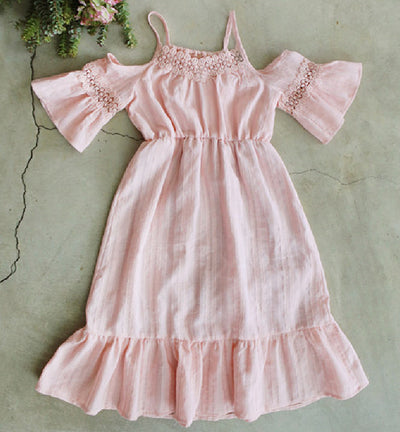 Vestido Largo de Algodón Elegante Estilo Coreano para Mujer - Image 5
