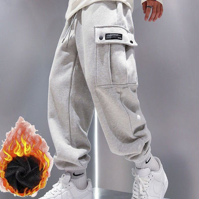 Pantalones Deportivos Holgados para Hombre Otoño Invierno - Versátiles y Cómodos - Image 10