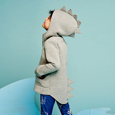 Abrigo Infantil con Capucha Estilo Dinosaurio - Image 4
