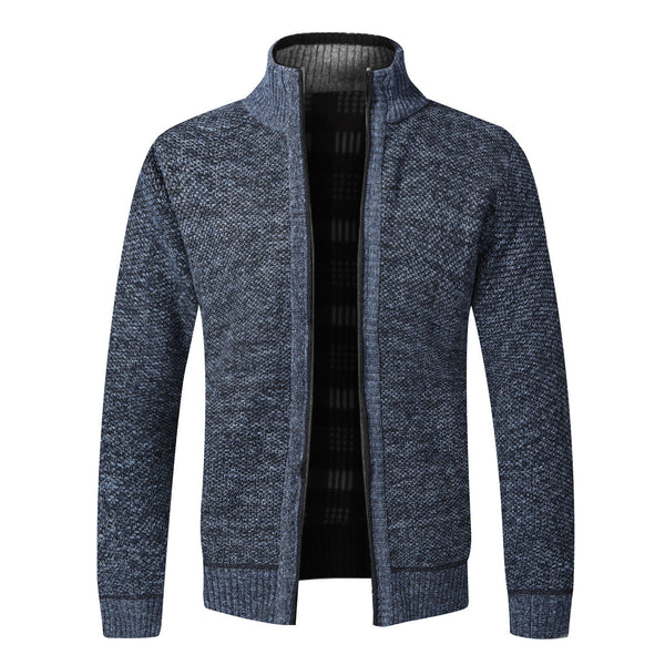 Cardigan Tejido Hombre Oversized con Forro Cálido