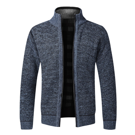 Cardigan Tejido Hombre Oversized con Forro Cálido