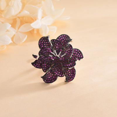 Anillo Dorado en Oro Rosado - Accesorio de Elegancia Dominante
