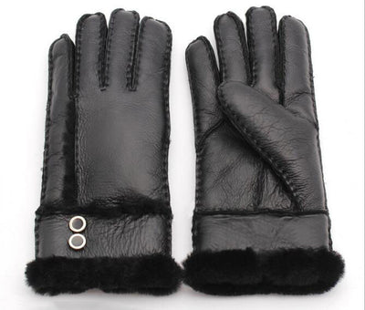 Guantes de Piel de Oveja Resistentes al Viento - Image 4