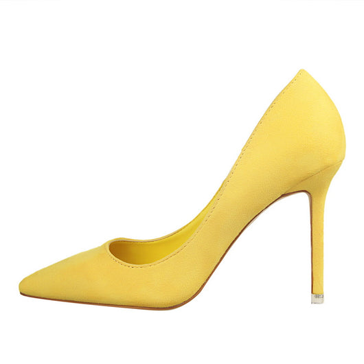 Tacones Stiletto Puntiagudos en Gamuza para Fiestas - Image 10