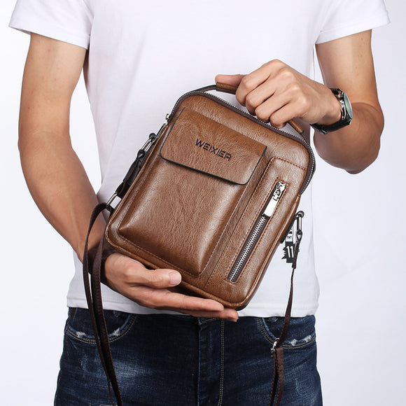 Bolso de Negocios Vertical en Cuero PU