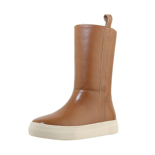 Botas de Nieve para Mujer con Forro de Peluche - Caña Media - Image 5