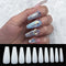 500 Uñas Postizas Transparentes de Color Natural - Efecto Ballet