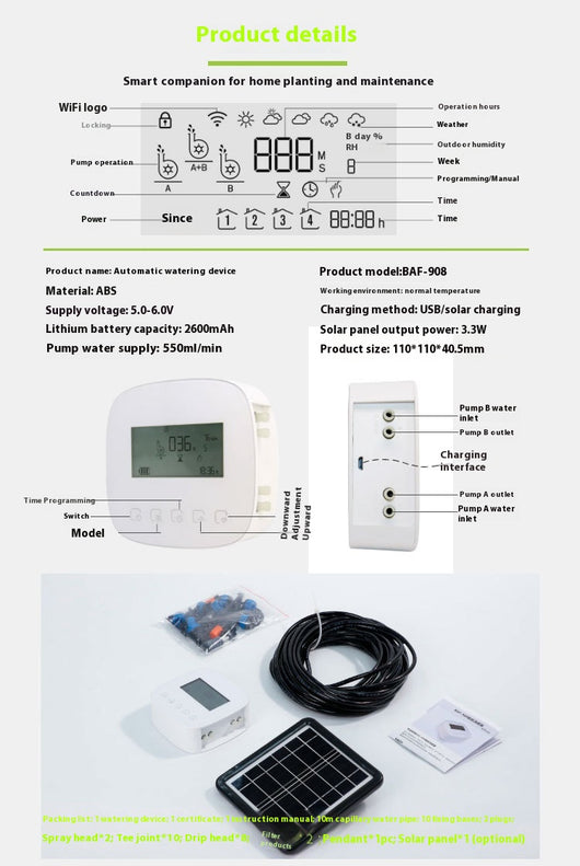 Temporizador Inteligente Recargable para Riego Graffiti - Image 11