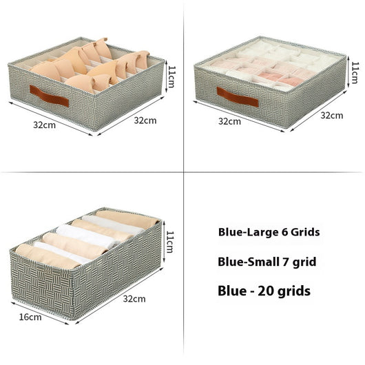 Organizador de Ropa Interior con Compartimentos - Caja Almacenaje para Cajón - Image 12
