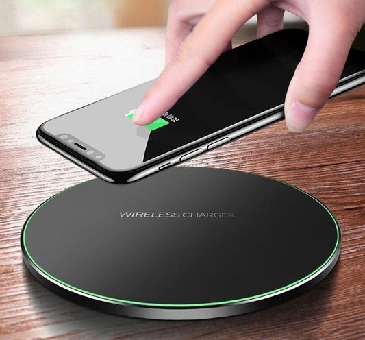 Cargador Inalámbrico Ultra Delgado 9V con Tecnología QI Rápida