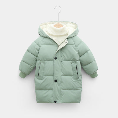 Chaqueta Acolchada de Plumón Infantil Larga - Image 18