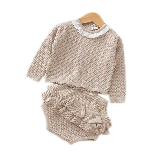 Conjunto de Dos Piezas de Suéter Tejido para Bebé - Image 11