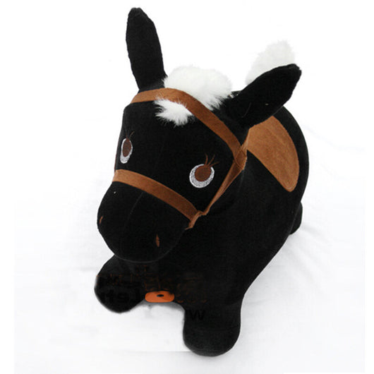 Caballo Saltarín Inflable de Felpa Gruesa para Niños - Image 8