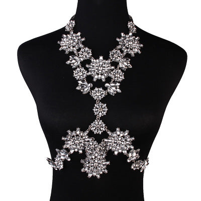 Cadena Corporal Brillante con Diamantes