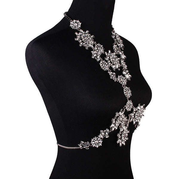 Cadena Corporal Brillante con Diamantes