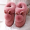 Pantuflas Cálidas de Conejo y Gato Felpa - Zapatillas de Casa Algodón Grueso Invierno