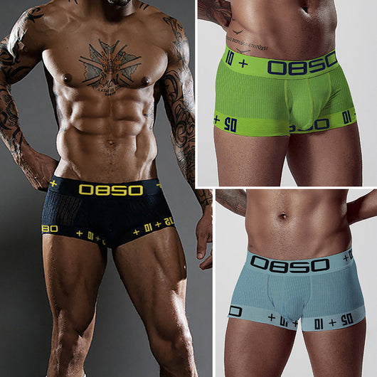 Bóxers de Algodón Transpirable para Hombre - Cintura Media