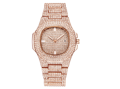 Reloj de Lujo para Hombre con Diamantes y Calendario - Cuarzo Premium - Image 25