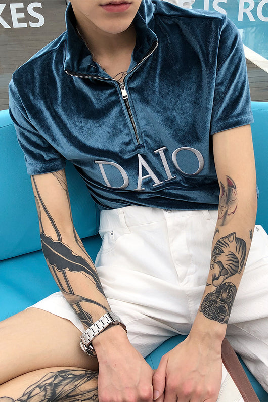 Blusa de Manga Corta con Cierre - Image 2