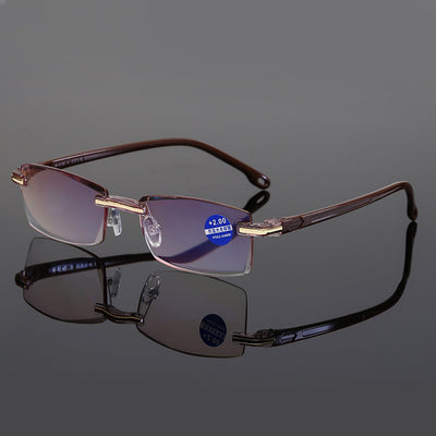 Gafas de Lectura con Borde Tallado en Diamante - Image 27