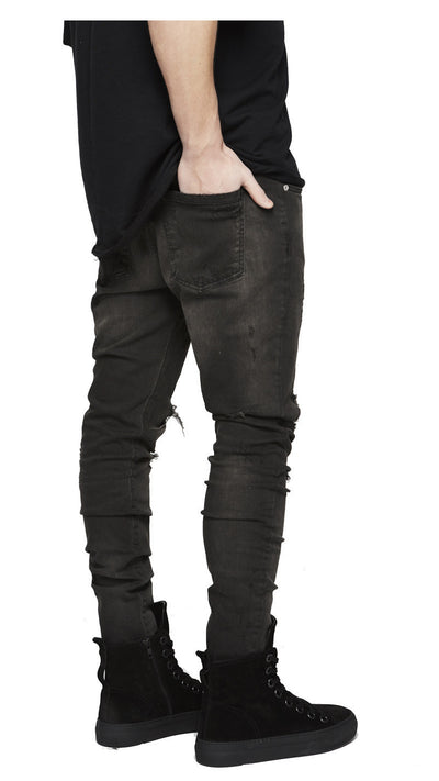 Jeans Rotos para Hombre con Desgarre en Rodillas - Image 8