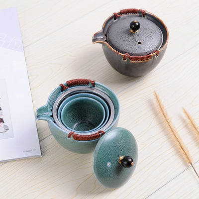 Juego de Té Kung Fu Portátil con Colador Integrado - Image 10