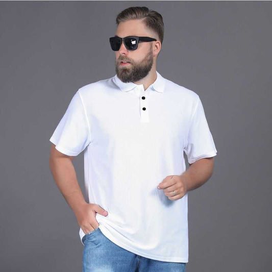 Playera Fresca de Malla Ice Silk para Hombre Talla Grande