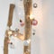 Pink And White Ball Bell 2M 20 Lamp Battery Warm White