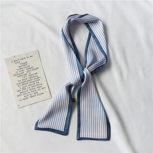 Pañuelo de Seda Satinada Doble - Elegancia Minimalista - Image 10