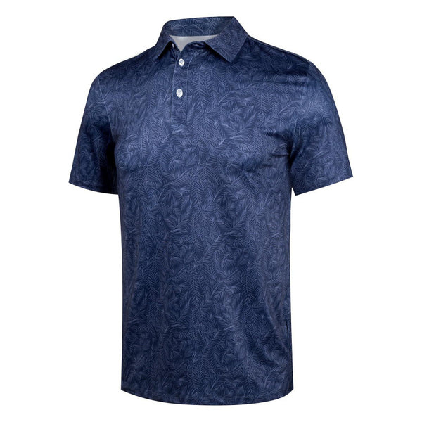 Polo de Golf Hombre Manga Corta con Diseño Estampado