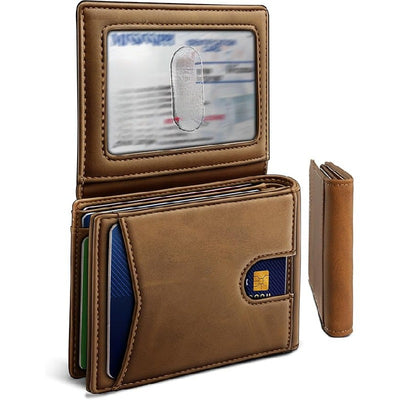 Billetera Retro Antirrobo con Múltiples Compartimentos para Tarjetas - Image 6