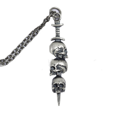 Pendiente Calavera con Diseño Original de Espada - Image 7