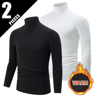 Polera Térmica de Cuello Alto para Hombre - Abrigo Versátil de Invierno - Image 17
