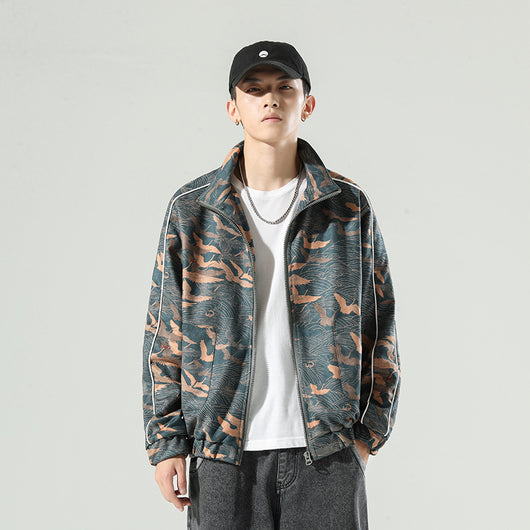 Chaqueta Hombre Estilo Chino Talla Grande Suelta y Cómoda - Image 4