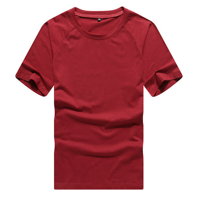 Playera Pareja Respirable de Seda Láctea, Cuello Redondo Color Liso - Image 3