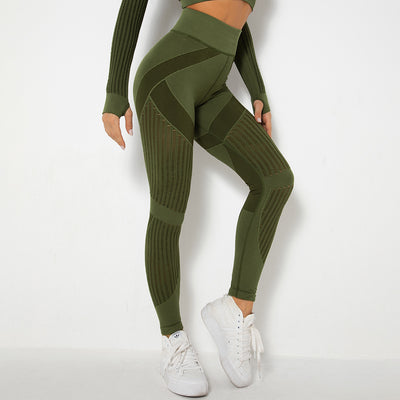 Leggings Deportivos de Cintura Alta con Levantamiento de Glúteos y Malla Transpirable - Image 8
