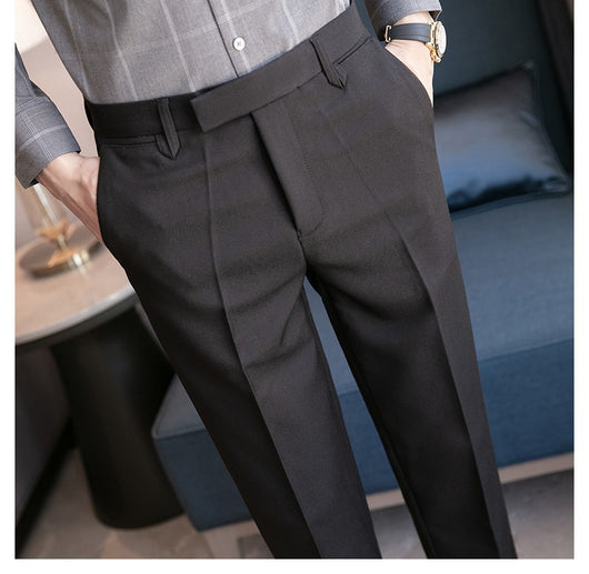 Pantalones de Vestir Clásicos Británicos para Hombre - Image 11