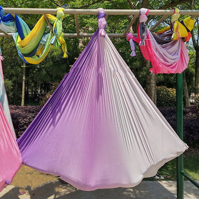 Hamaca de Yoga Aéreo Antigravedad con Degradado de Colores - Image 15