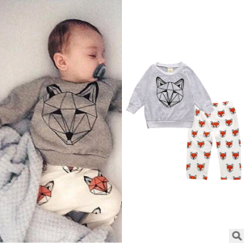 Conjunto de Camisetas Estampadas para Bebé - Manga Larga Primavera Otoño - Image 12