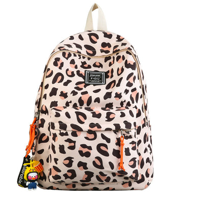 Mochila Impermeable Estampado Leopardo para Mujer - Image 3