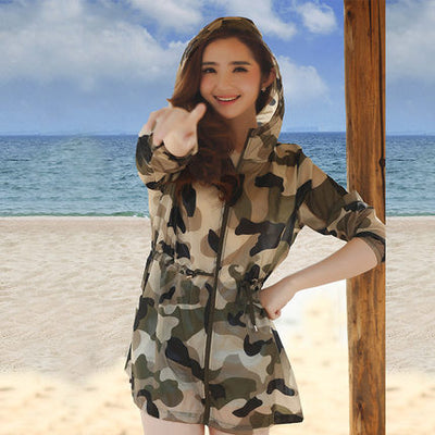 Chaqueta Camiseta Suelta Camuflaje Protección Solar y Aire Acondicionado - Image 13