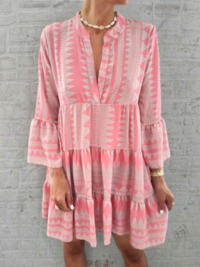 Vestido Estampado Suelto Estilo Europeo - Image 9