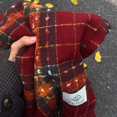 Bufanda de Imitación Cashmira para Mujer con Flecos - Versátil y Elegante - Image 3