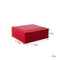 2Rojo Caja De Colgante
