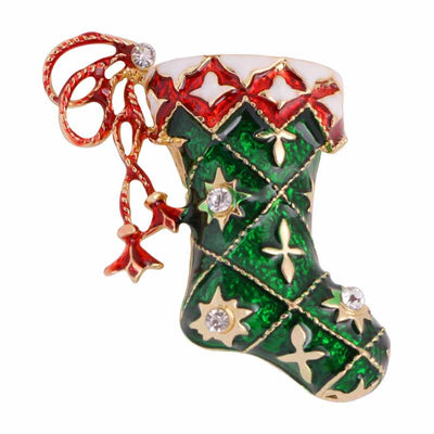 Broche Navideño de Calcetín Festivo - Image 5
