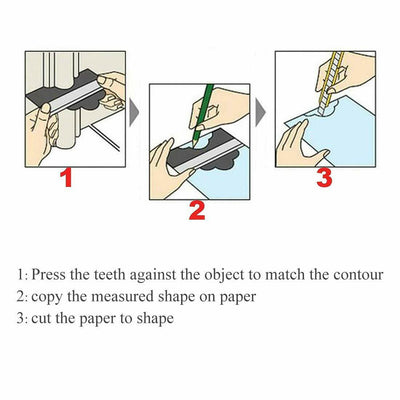Calibrador de Contorno Profesional - Herramienta de Copia de Perfiles - Image 6